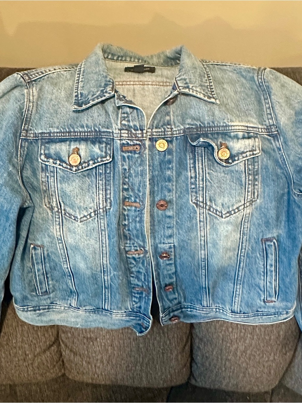 J. Crew Cropped Denim Jacket